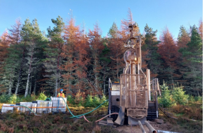 Ground investigation for a proposed substation Loch Buidhe