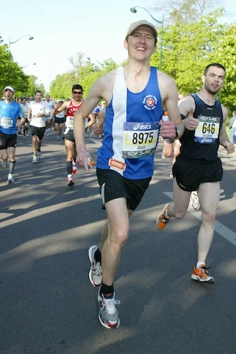 Igne's Senior Environmental Chemist, David running a marathon